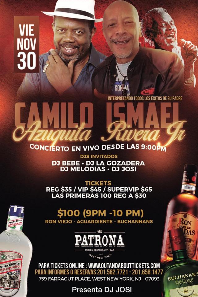 CONCIERTO DE SALSA    CAMILO AZUQUITA    ISMAEL RIVERA JR