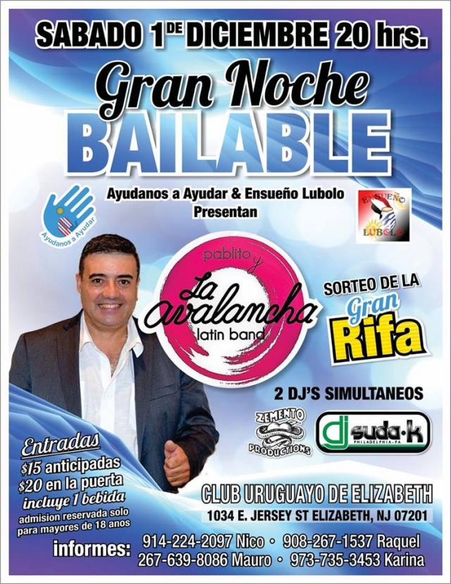 GRAN NOCHE BAILABLE & SORTEO DE LA GRAN RIFA