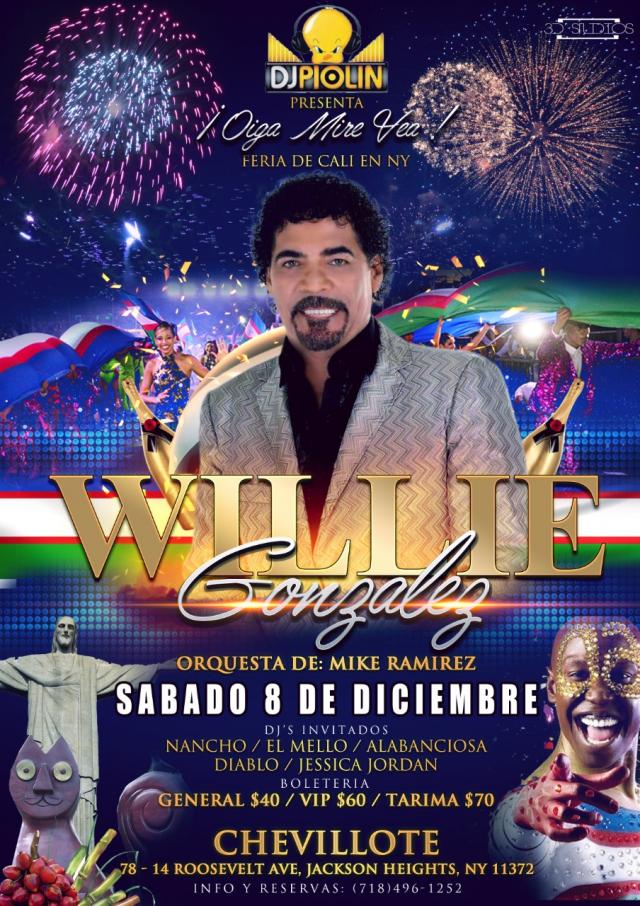 WILLIE GONZALEZ EN VIVO!