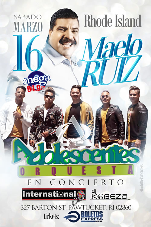 Buy tickets for MAELO RUIZ & LOS ADOLESCENTES ORQUESTA MAELO RUIZ & LOS ADOLESCENTES ORQUESTA