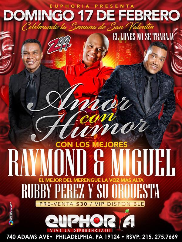 Buy tickets for RAYMOND & MIGUEL, RUBBY PEREZ RAYMOND & MIGUEL, RUBBY PEREZ