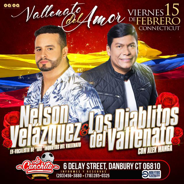 Buy tickets for NELSON VELAZQUEZ & LOS DIABLITOS DEL VALLENATO NELSON VELAZQUEZ & LOS DIABLITOS DEL VALLENATO