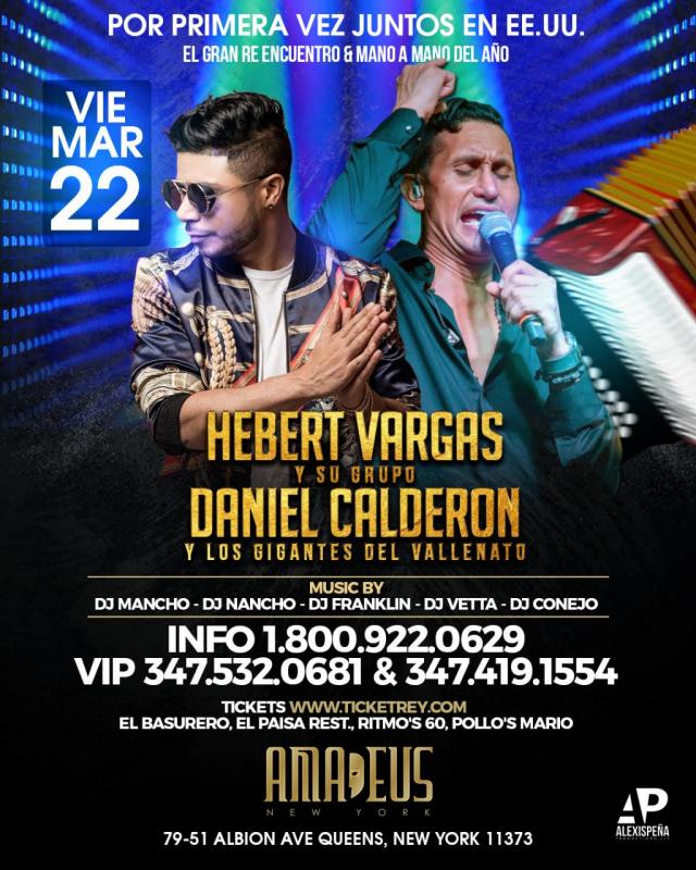 Hebert Vargas y su Grupo & Daniel Calderon y Los Gigantes del Vallenato