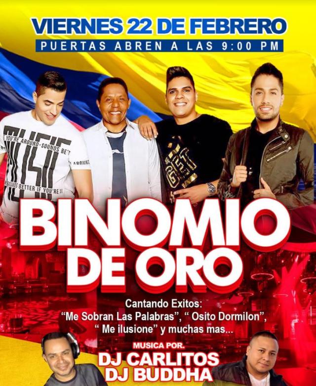Buy tickets for BINOMIO DE ORO BINOMIO DE ORO