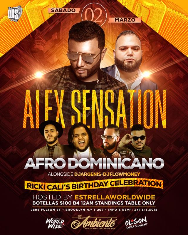 Alex Sensation Tickets BoletosExpress