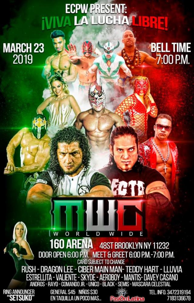 Buy tickets for VIVA LA LUCHA LIBRE MWC WORLD WIDE VIVA LA LUCHA LIBRE MWC WORLD WIDE