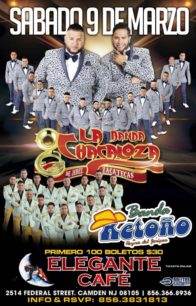 LA BANDA CHACALOZA DE JEREZ ZACATECAS, BANDA RETOÑO REYNA DEL JARIPEO