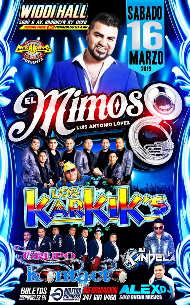 EL MIMOSO, LOS KARKIK'S & GRUPO KONTACTO