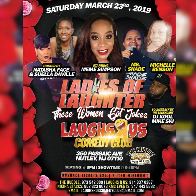LADIES OF LAUGHTER - LAUGHS R US COMEDY SHOW