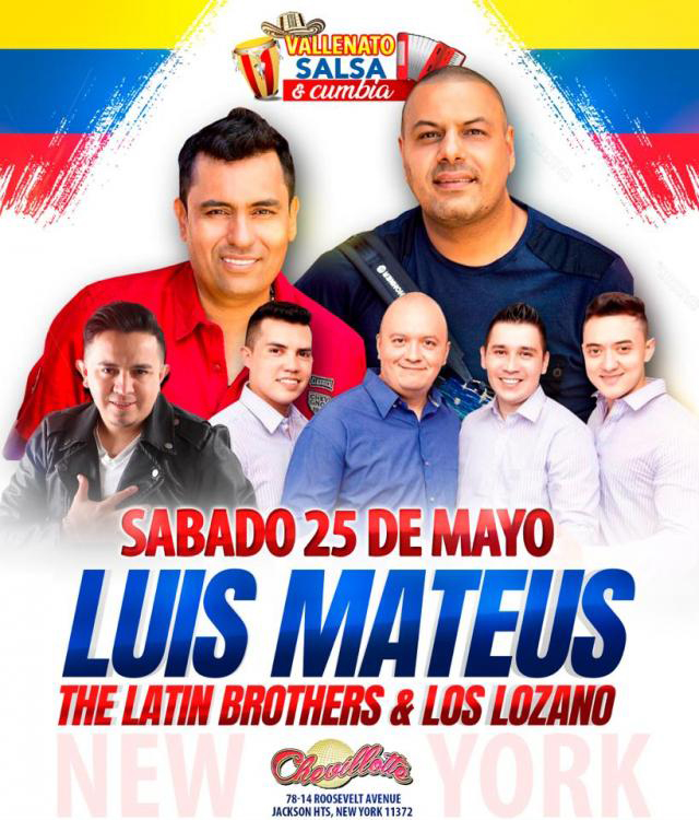LUIS MATEUS, LATIN BROTHERS & LOS LOZANO Tickets BoletosExpress