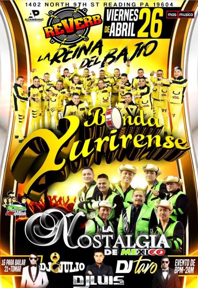 BANDA YURIRENSE & LA NOSTALGIA Tickets BoletosExpress