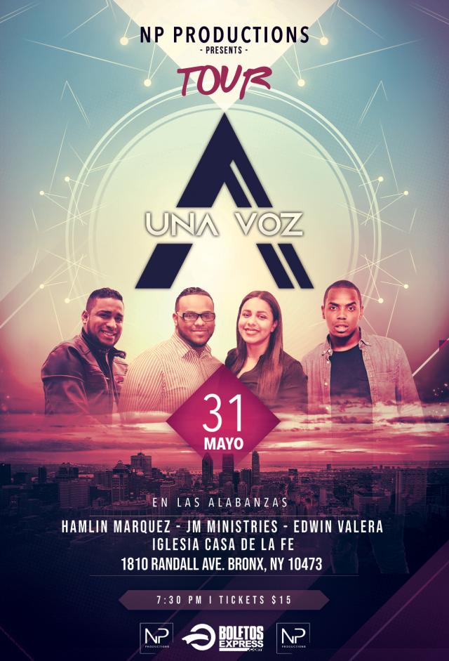 A UNA VOZ- Edwin Valera, Hamlin Marquez & JM ministries 