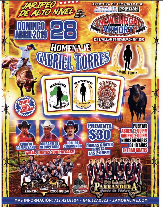 Buy tickets for JARIPEO DE ALTO NIVEL CON RANCHO LA HERRADURA, RANCHO EL SEMENTAL, Y RANCO TIERRA CALIENTE, ADEMÁS.. BANDA SHAKAS Y BANDA LA PARRANDERA JARIPEO DE ALTO NIVEL CON RANCHO LA HERRADURA, RANCHO EL SEMENTAL, Y RANCO TIERRA CALIENTE, ADEMÁS.. BANDA SHAKAS Y BANDA LA PARRANDERA