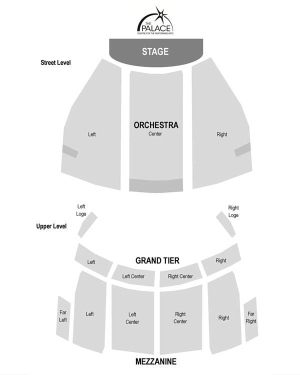 Palace Stamford Seating Chart