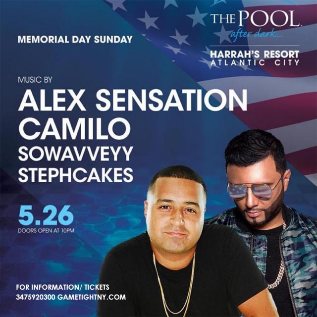 Memorial Day Weekend Atlantic City Harrahs Pool Party 2019 