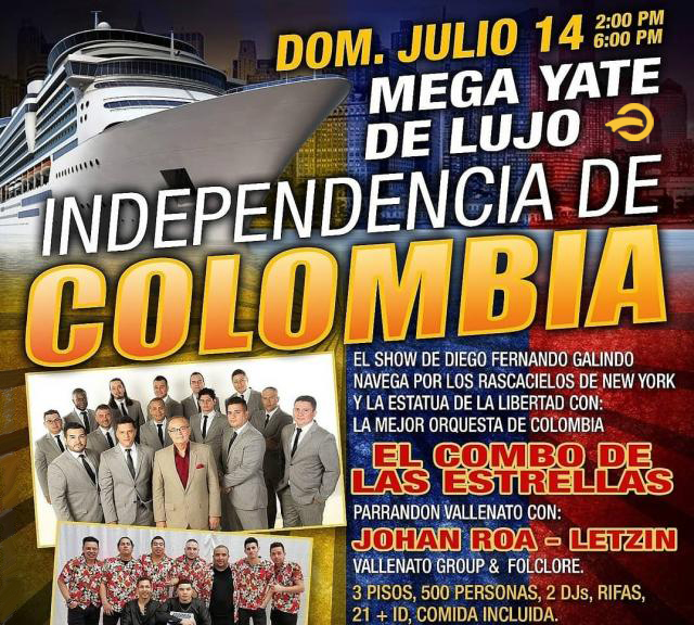 MEGA YATE DE LUJO - INDEPENDENCIA DE COLOMBIA 2019
