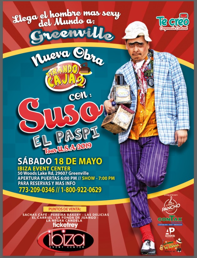 Buy tickets for SUSO EL PASPI TOUR U.S.A 2019 SUSO EL PASPI TOUR U.S.A 2019