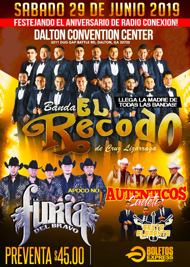 BANDA EL RECODO, FURIA DEL BRAVO & LOS CADETES