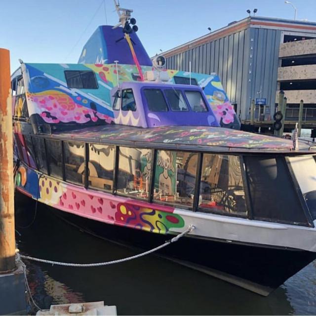 Art boat NYC Yacht Party Cruise at Skyport Marina 2019