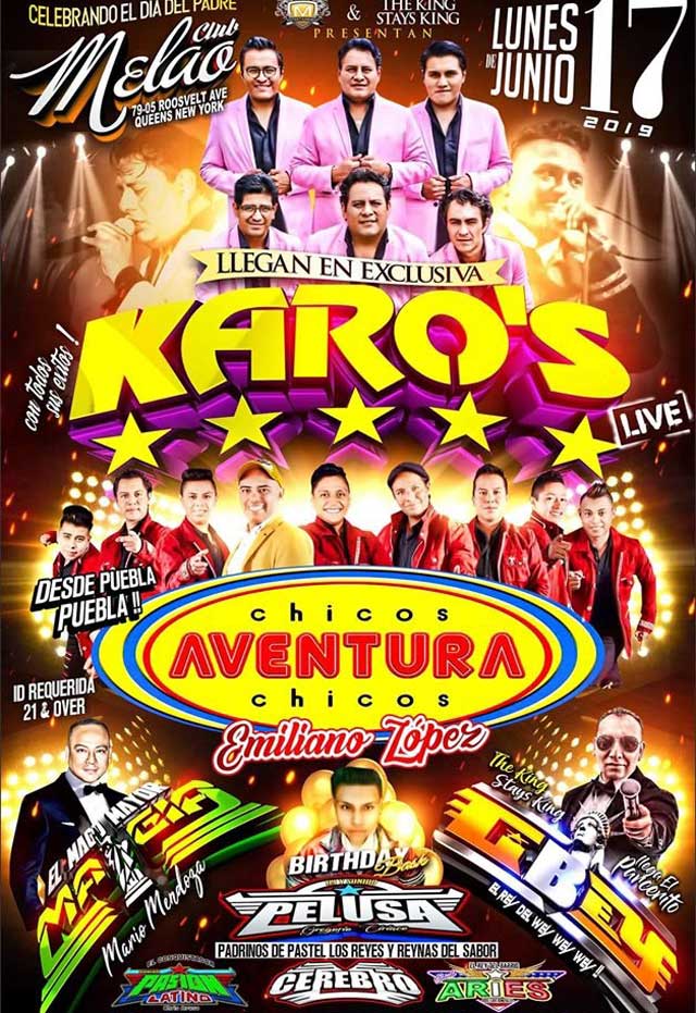 Buy tickets for GRUPO KAROS & LOS CHICOS AVENTURA GRUPO KAROS & LOS CHICOS AVENTURA