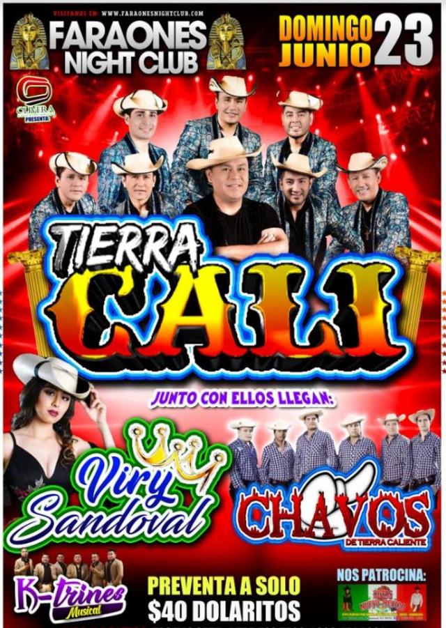 TIERRA CALI, VIRY SANDOVAL, CHAVOS DE TIERRA CALIENTE & K-TRINES MUSICAL