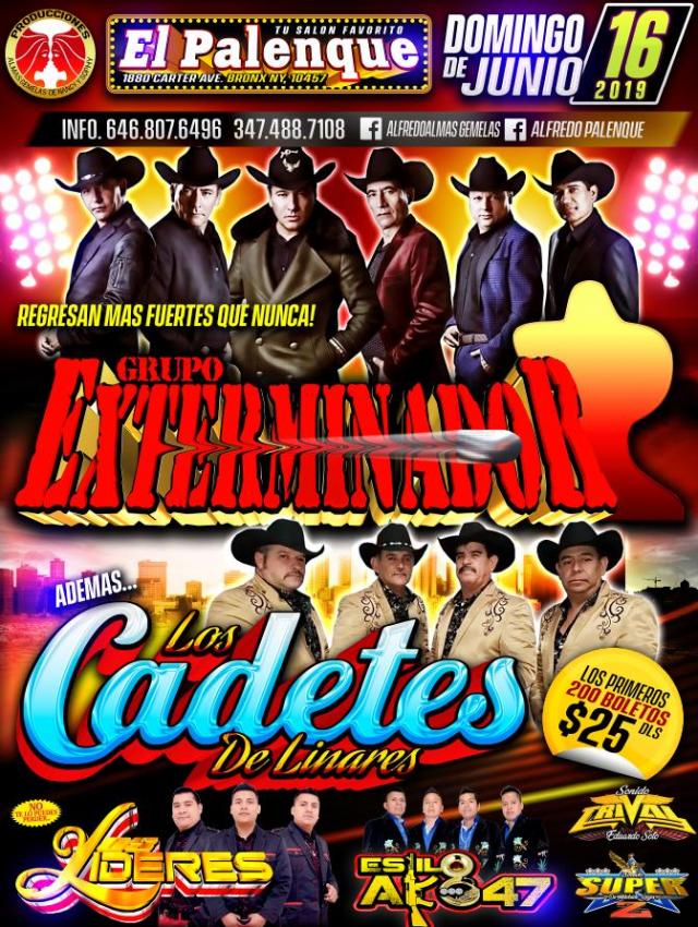 Buy tickets for GRUPO EXTERMINADOR & LOS CADETES DE LINARES  GRUPO EXTERMINADOR & LOS CADETES DE LINARES