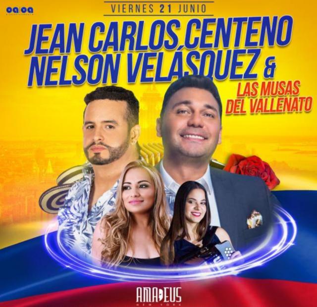 Buy tickets for Jean Carlos Centeno, Nelson Velásquez, Las Musas del Vallenato Jean Carlos Centeno, Nelson Velásquez, Las Musas del Vallenato