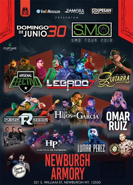 S.M.O TOUR 2019 -  ARSENAL EFFECTIVO - LEGADO 7 - EL DE LA GUITARRA - FUERZA REGIDA Y MAS! 