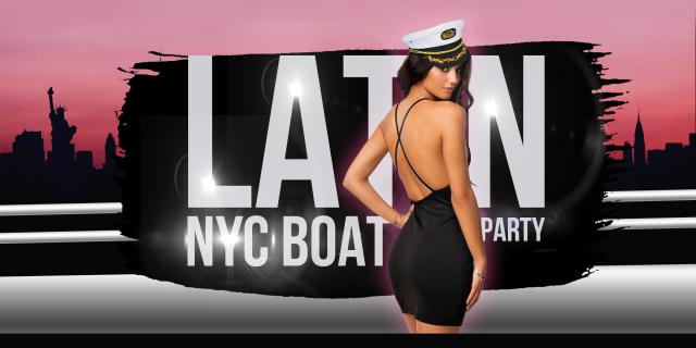 Latin Boat Party New York City Skyline