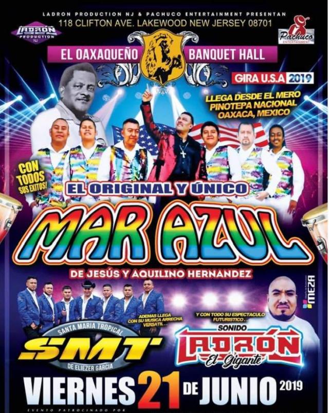 Buy tickets for MAR AZUL, SANTA MARIA TROPICAL & SONIDO LADRON EL GIGANTE  MAR AZUL, SANTA MARIA TROPICAL & SONIDO LADRON EL GIGANTE