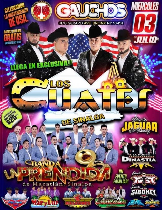 Buy tickets for LOS CUATES DE SINALOA, BANDA LA PRENDIDA & MUCHOS MAS LOS CUATES DE SINALOA, BANDA LA PRENDIDA & MUCHOS MAS