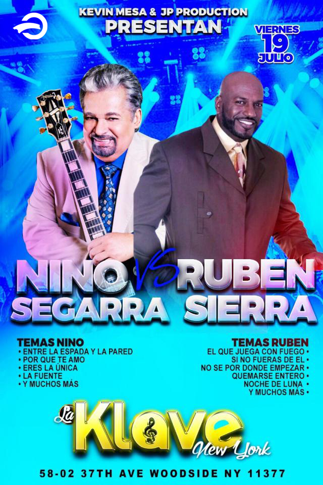 Buy tickets for NINO SAGARRA VS RUBEN SIERRA NINO SAGARRA VS RUBEN SIERRA