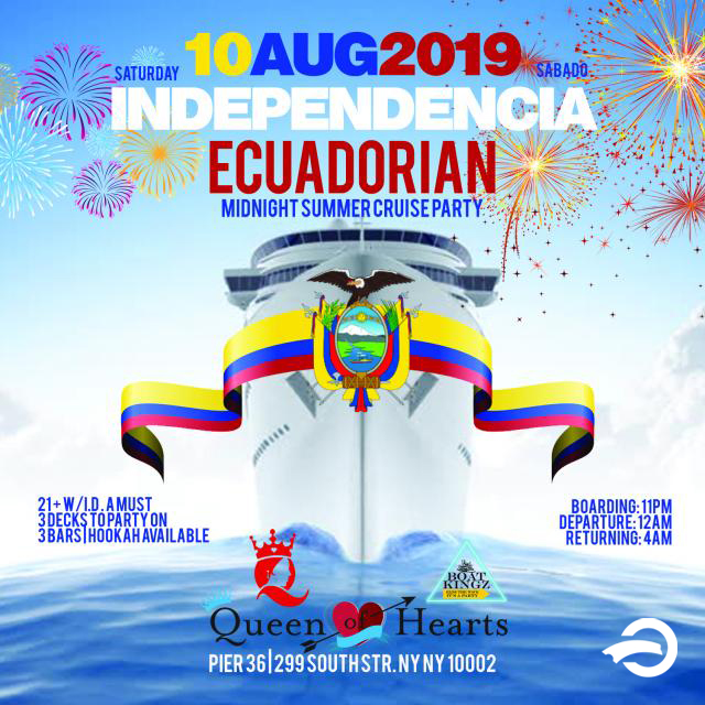 ECUADORIAN INDEPENDENCE DAY CRUISE PARTY Tickets BoletosExpress