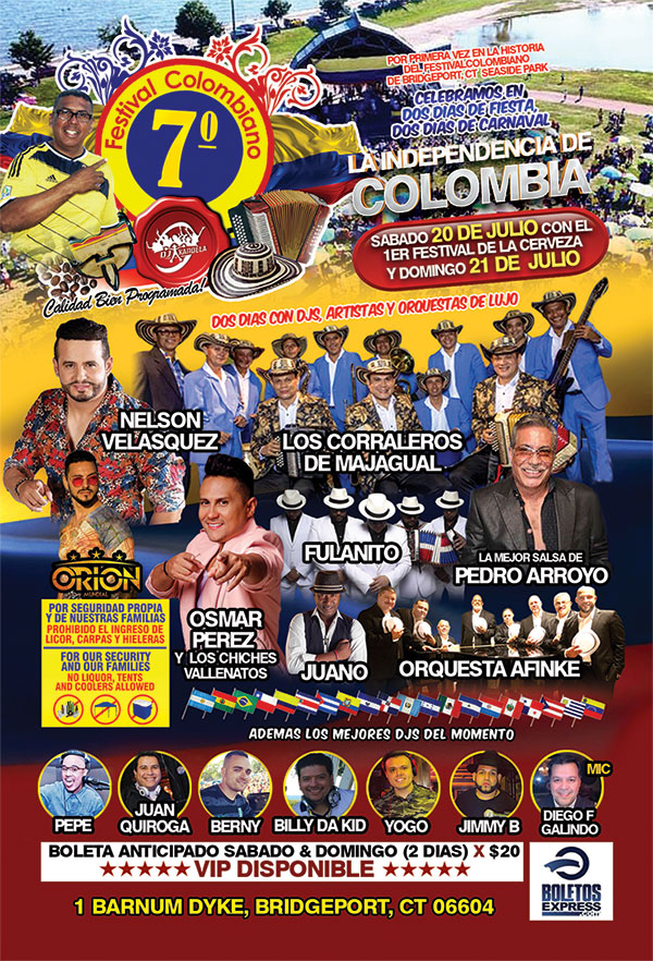 Buy tickets for Festival Colombiano 2019 Festival Colombiano 2019