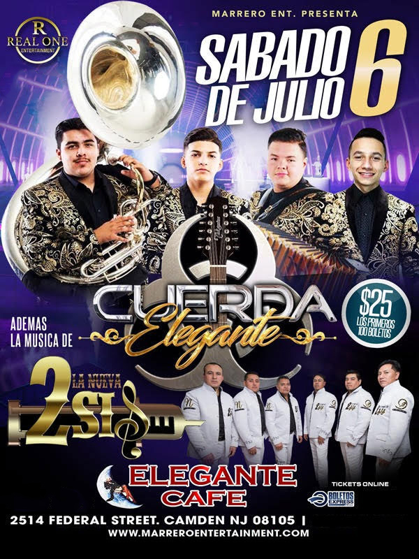 Buy tickets for Cuerda Elegante & La Nueva Dosis Cuerda Elegante & La Nueva Dosis