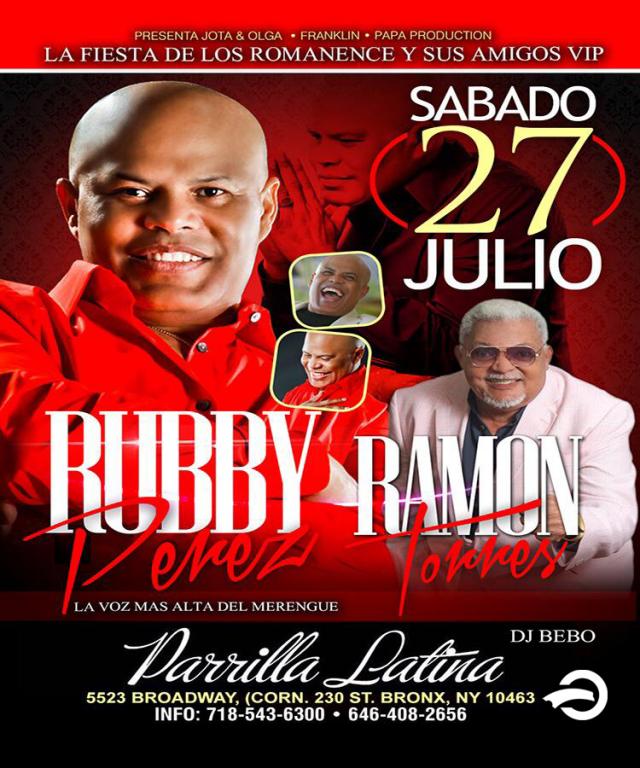 Buy tickets for Rubby Perez & Ramon Torres Rubby Perez & Ramon Torres