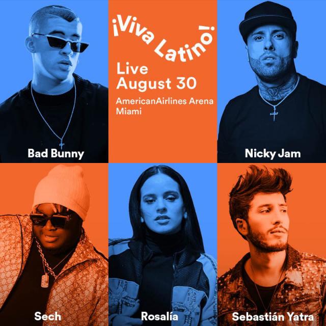 Viva Latino Live: Bad Bunny, Nicky Jam, Sech, Rosalia & Sebastian Yatra	