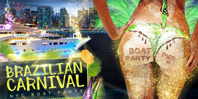 Brazilian Day Celebration Boat Party NYC on Labor Day Weekend Yacht Cruise