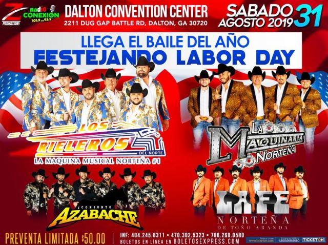Buy tickets for LOS RIELEROS DEL NORTE, LA MAQUINARIA NORTEÑA, CONJUNTO AZABACHE & LA FE NORTEÑA LOS RIELEROS DEL NORTE, LA MAQUINARIA NORTEÑA, CONJUNTO AZABACHE & LA FE NORTEÑA