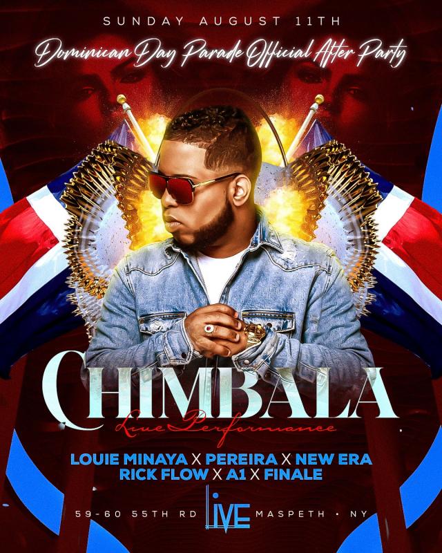 Chimbala Live Sunday August 11th at Live Maspeth
