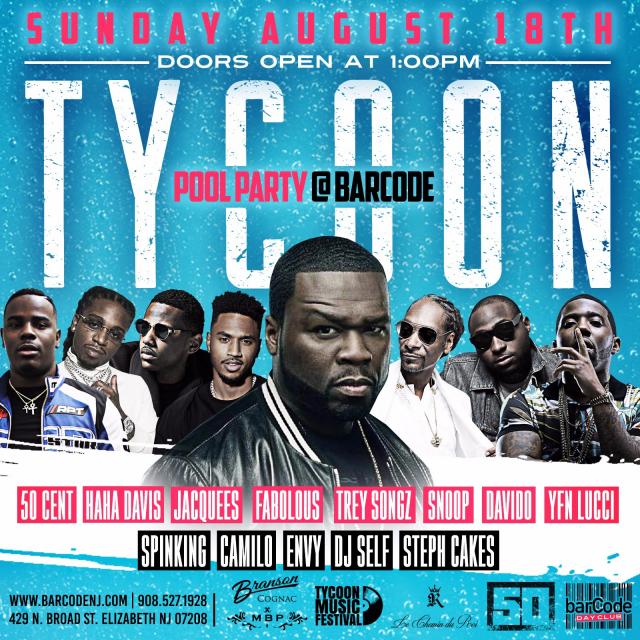 Buy tickets for Tycoon Pool Party Tycoon Pool Party