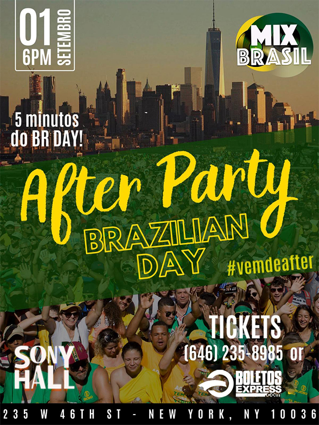 Official Brazilian Day Parade After Party At Sony Hall