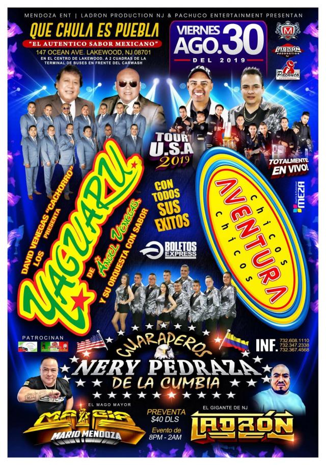YAGUARU, CHICOS AVENTURA & NERY PEDRAZA