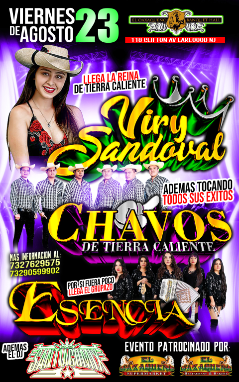 VIRY SANDOVAL, CHAVOS DE TIERRA CALIENTE & GRUPO ESENCIA
