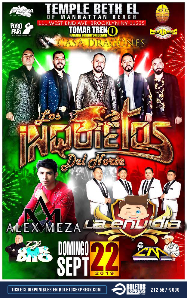 Buy tickets for LOS INQUIETOS DEL NORTE (EVENT CANCELLED & REFUNDED) LOS INQUIETOS DEL NORTE (EVENT CANCELLED & REFUNDED)