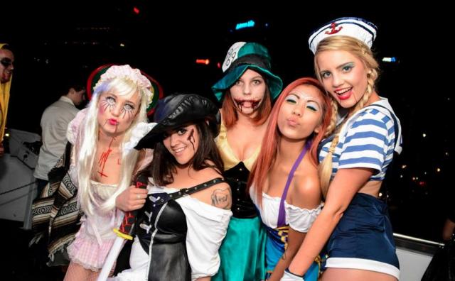 NYC Halloween Night Yacht Party Cruise at Skyport Marina