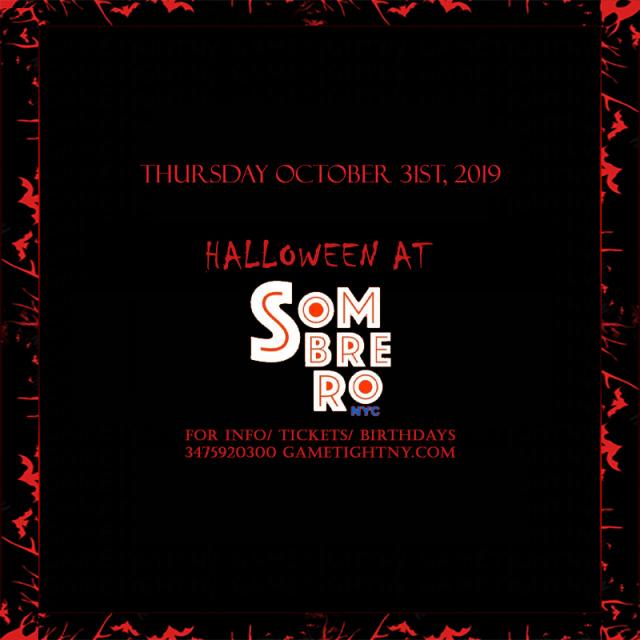 Sombrero NYC Halloween party 2019