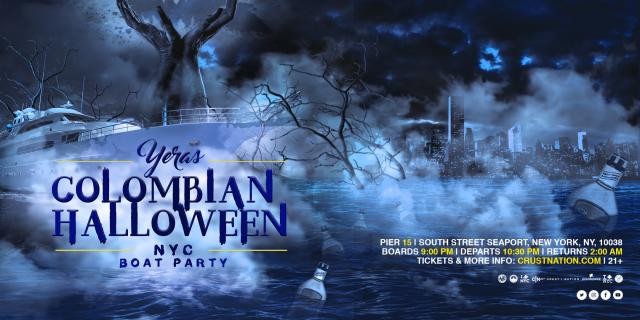 Colombian Halloween NYC Boat Party Yacht Cruise 
