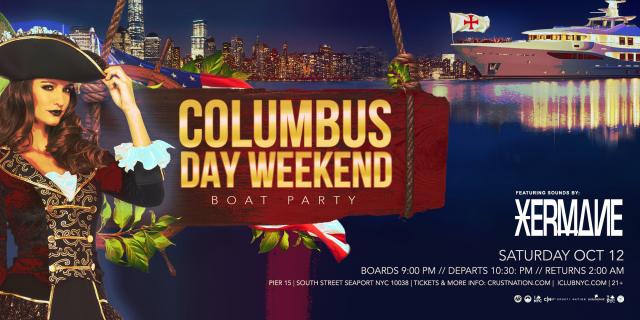 Columbus Day Weekend Latin Boat Party Yacht Cruise NYC