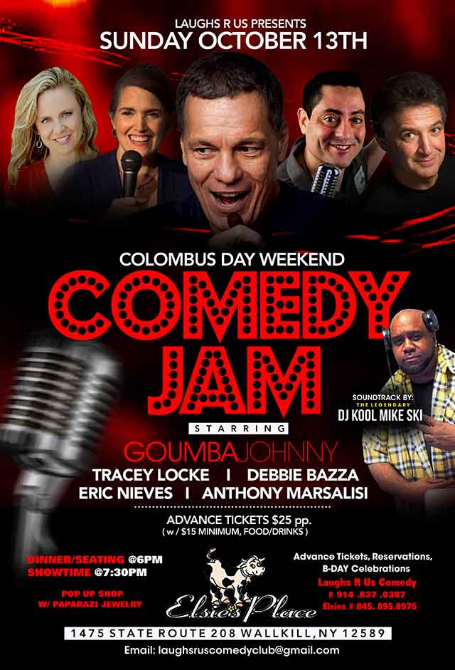 COLOMBUS DAY WEEKEND COMEDY JAM